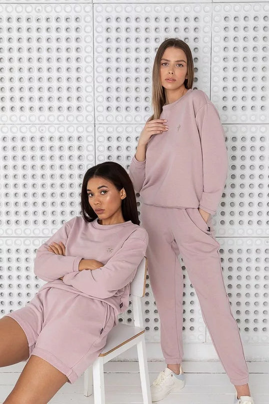 Sofa Killer rausvos spalvos laisvalaikio kostiumas PINK su šortais