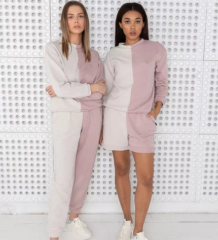 Sofa Killer dvispalvis laisvalaikio kostiumas PINK&amp;SAND su kelnėmis