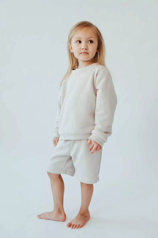 Sofa Killer balto smėlio spalvos vaikiški šortai  White SAND