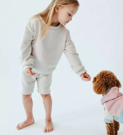 Sofa Killer balto smėlio spalvos vaikiški šortai  White SAND