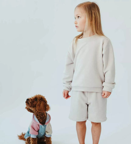 Sofa Killer balto smėlio spalvos vaikiški šortai  White SAND