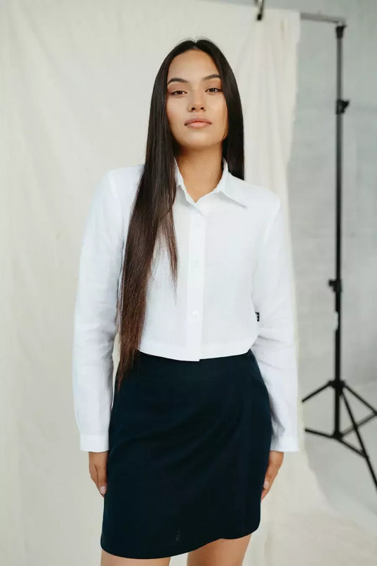 Sofa Killer baltos spalvos linininė palaidinė JARAN