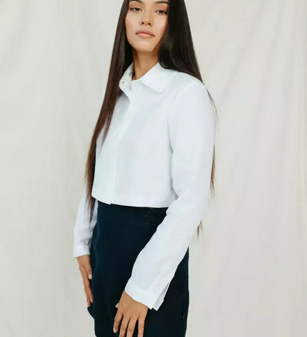 Sofa Killer baltos spalvos linininė palaidinė JARAN