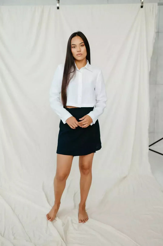 Sofa Killer baltos spalvos linininė palaidinė JARAN