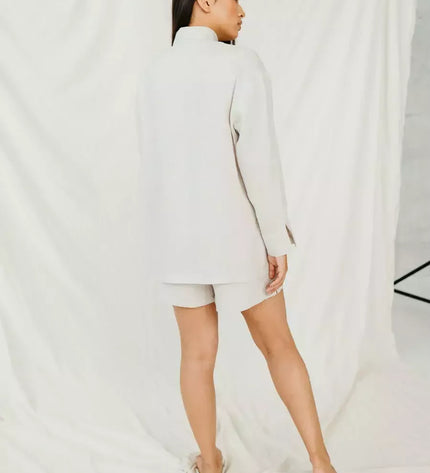 Sofa Killer smelio spalvos moteriški linininiai marškiniai SAMALA